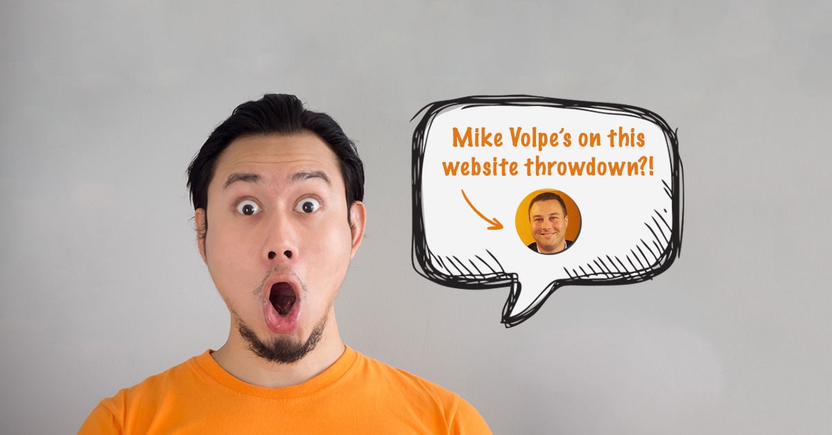 Holy Sh*t! Mike Volpe is on Website Throwdown (And He Can Critique Your Site)