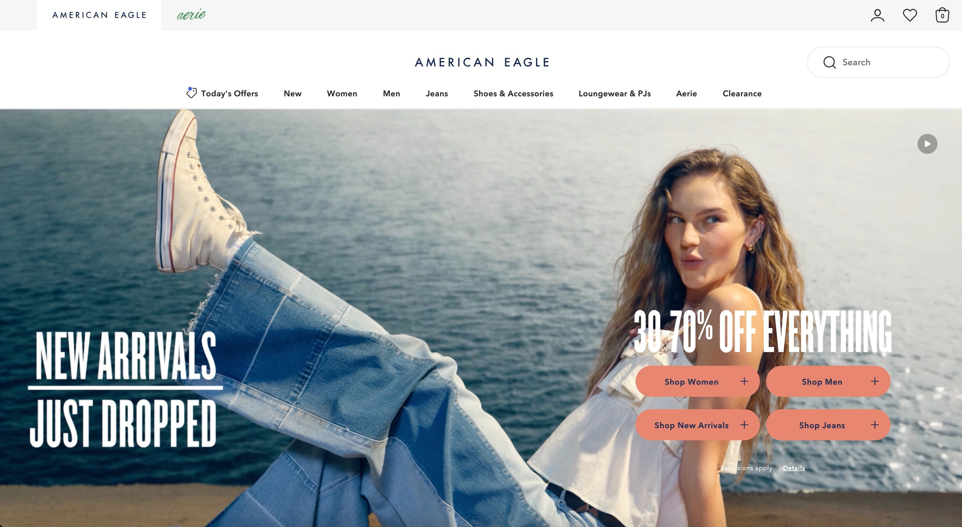American Eagle Multi Brand Website