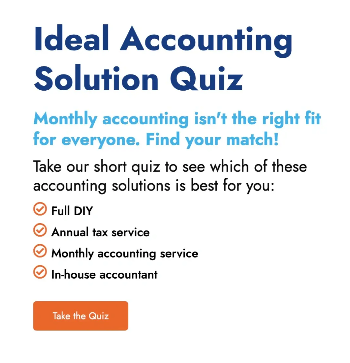 CSI Accounting Quiz Self-Selection 2