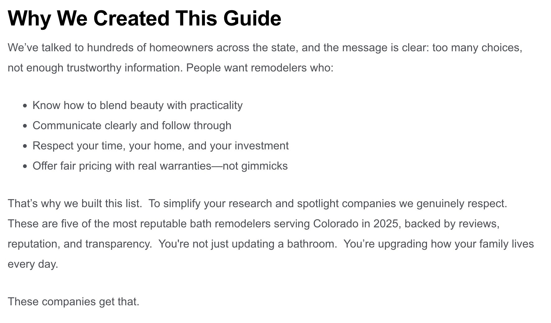 HomePride Best In Class Article Intro
