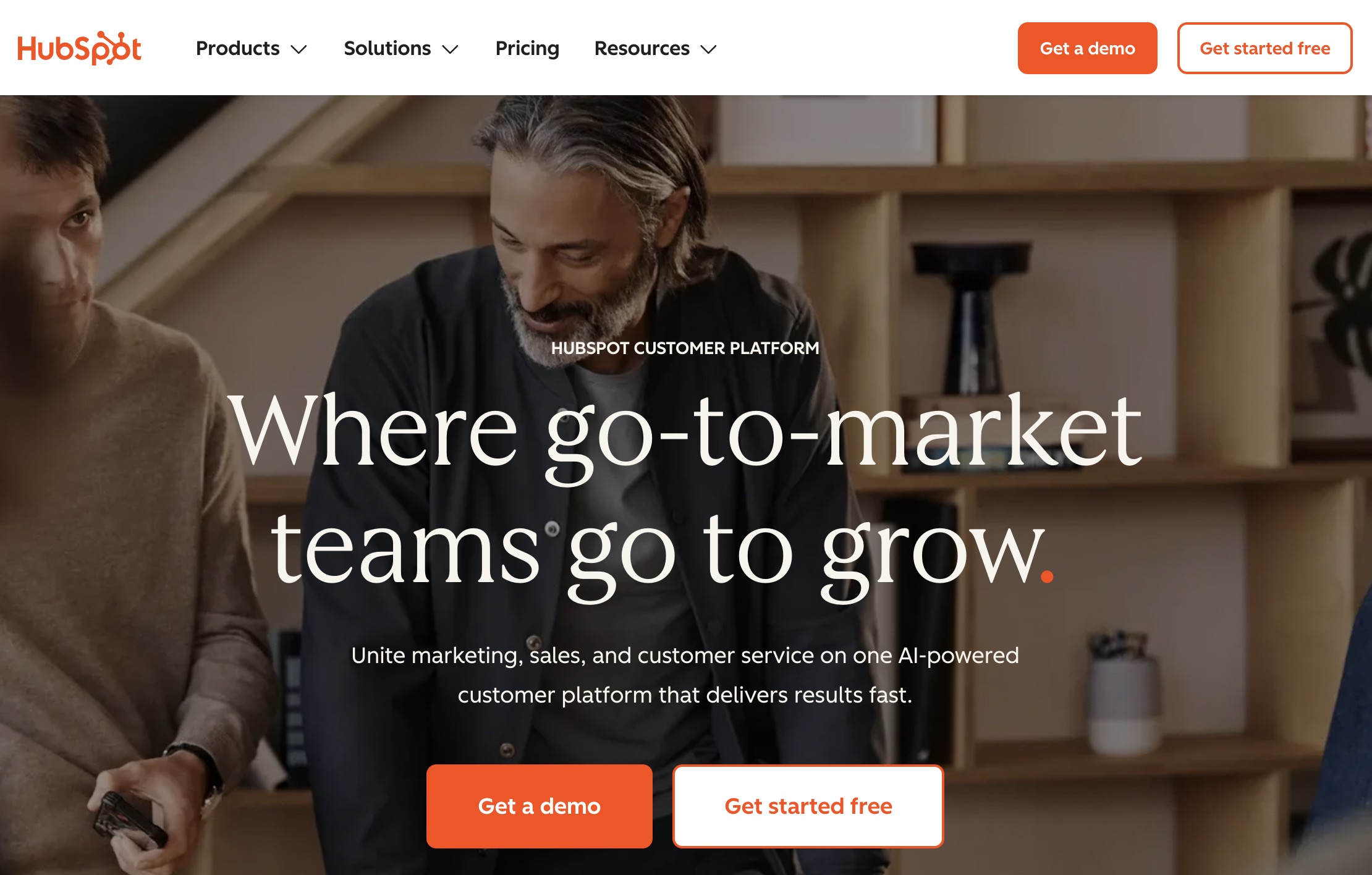 HubSpot Homepage