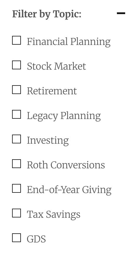 Learning Center Filter | Topic