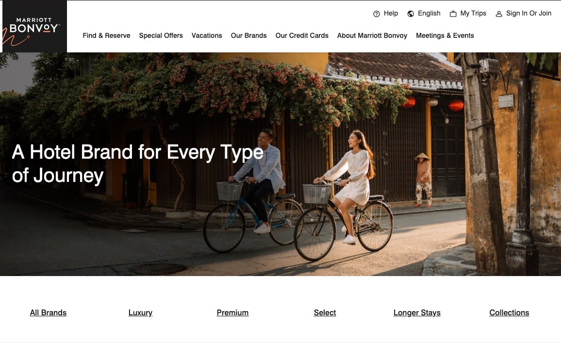 Marriott Multi Brand Website