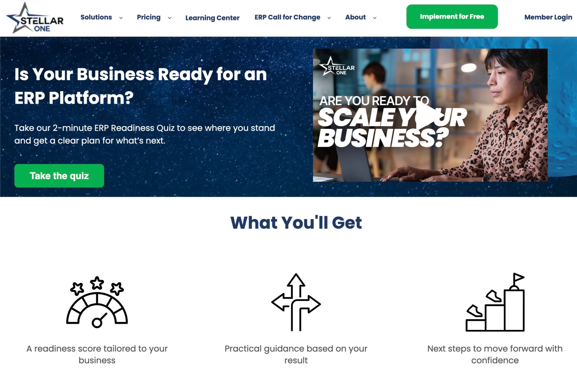 Stellar One Readiness Quiz