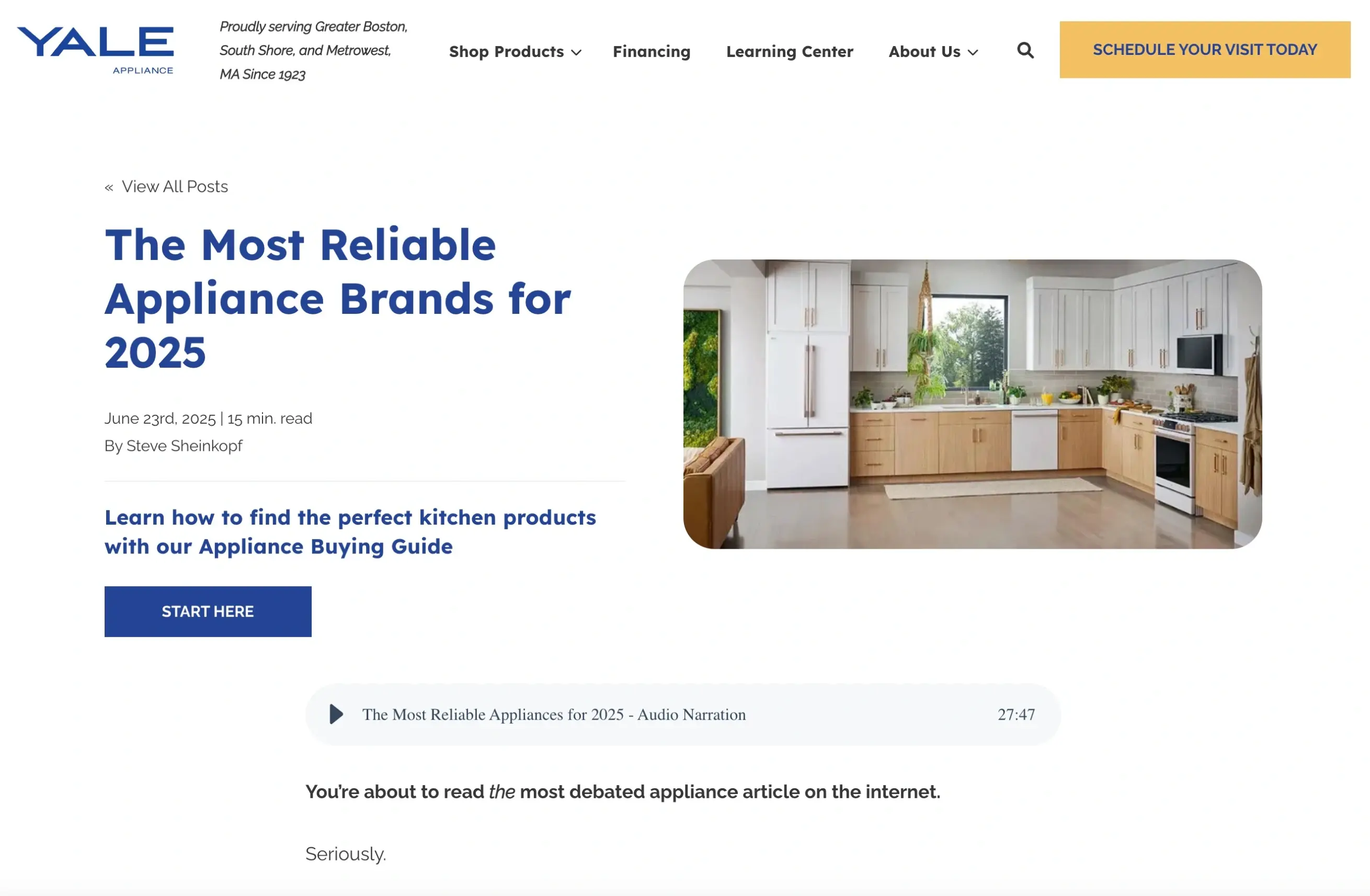 Yale 2025 Service Article