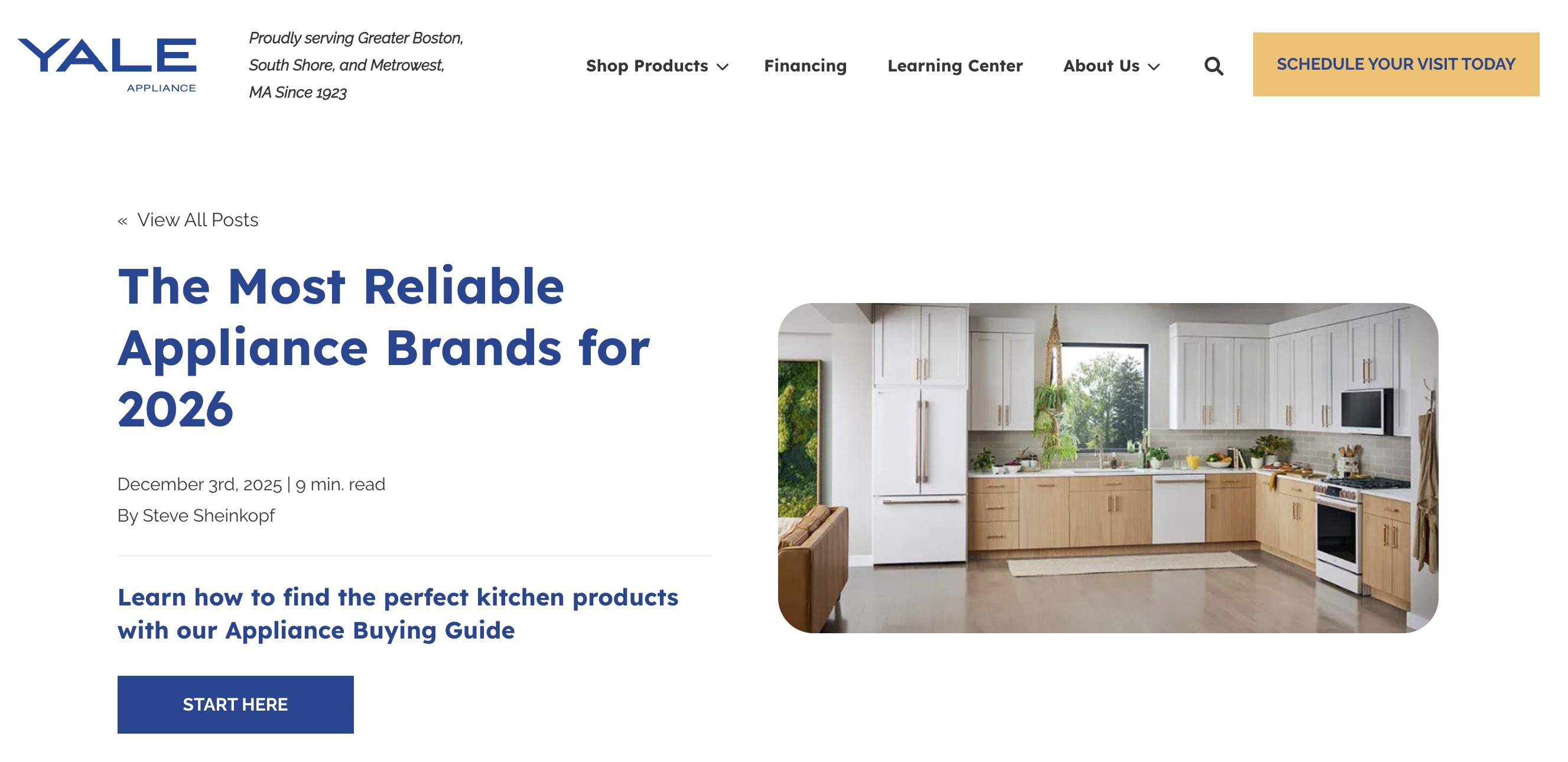 Yale Most Reliable Appliance Brands for 2026